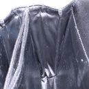 BALLY Hand Bag Leather Black Gold Auth gh533-19