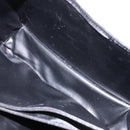 BALLY Hand Bag Leather Black Gold Auth gh533-21