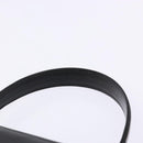 BALLY Hand Bag Leather Black Gold Auth gh533-8