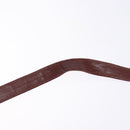 CARTIER Must Line Shoulder Bag Leather Bordeaux Gold Auth gh535-8