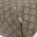 GUCCI GG Supreme Web Sherry Line Tote Bag PVC Beige Red 211134 Auth gh538-16