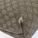 GUCCI GG Supreme Web Sherry Line Tote Bag PVC Beige Red 211134 Auth gh538-17