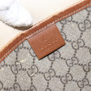 GUCCI GG Supreme Web Sherry Line Tote Bag PVC Beige Red 211134 Auth gh538-19
