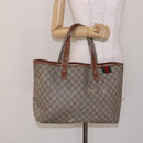 GUCCI GG Supreme Web Sherry Line Tote Bag PVC Beige Red 211134 Auth gh538-23