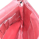 CARTIER Must Line Shoulder Bag Leather Bordeaux Gold Auth gh540-17