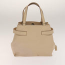 Salvatore Ferragamo Shoulder Bag Leather 2 Set Black Beige Auth gh541-11