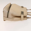 Salvatore Ferragamo Shoulder Bag Leather 2 Set Black Beige Auth gh541-12