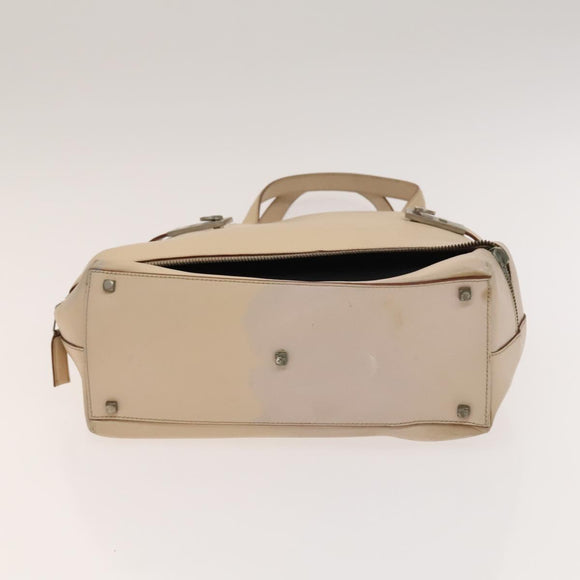 Salvatore Ferragamo Shoulder Bag Leather 2 Set Black Beige Auth gh541