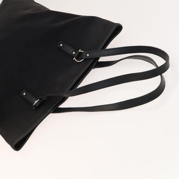 Salvatore Ferragamo Shoulder Bag Leather 2 Set Black Beige Auth gh541