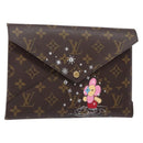 LOUIS VUITTON Monogram Christmas 2023 Only Pochette Kirigami M82655 Auth gh548-1