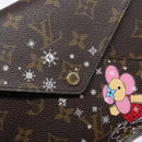 LOUIS VUITTON Monogram Christmas 2023 Only Pochette Kirigami M82655 Auth gh548-9