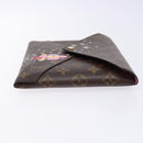 LOUIS VUITTON Monogram Christmas 2023 Only Pochette Kirigami M82655 Auth gh548-3