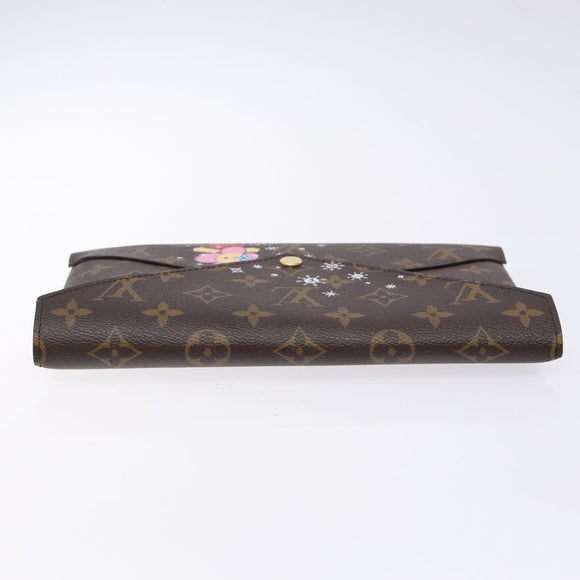 LOUIS VUITTON Monogram Christmas 2023 Only Pochette Kirigami M82655 Auth gh548
