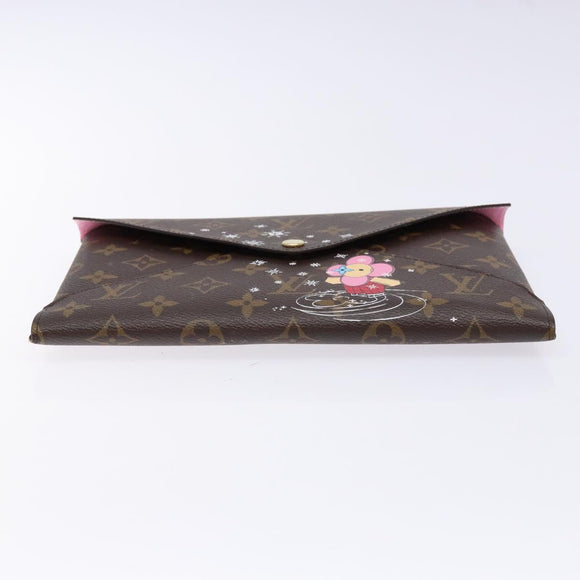 LOUIS VUITTON Monogram Christmas 2023 Only Pochette Kirigami M82655 Auth gh548