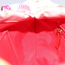 Salvatore Ferragamo Shoulder Bag Nylon Beige Gold Auth gh550-20