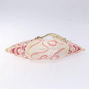 Salvatore Ferragamo Shoulder Bag Nylon Beige Gold Auth gh550-5