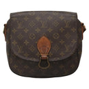 LOUIS VUITTON Monogram Saint Cloud GM Shoulder Bag M51242 LV Auth gh551-13