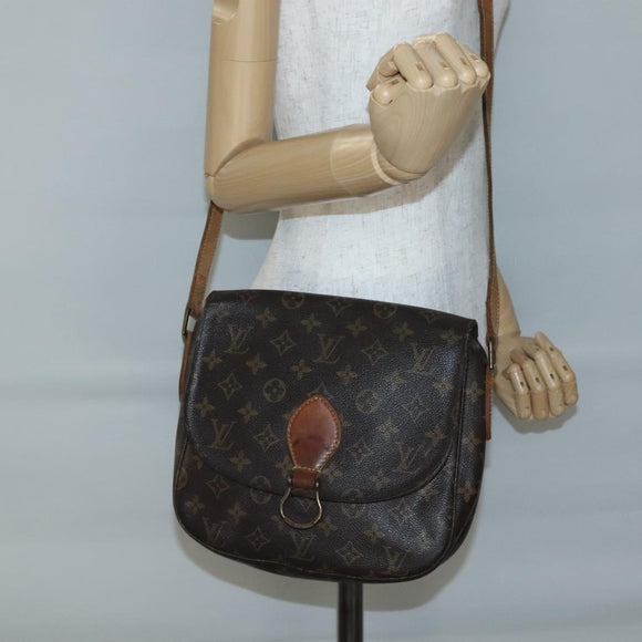 LOUIS VUITTON Monogram Saint Cloud GM Shoulder Bag M51242 LV Auth gh551