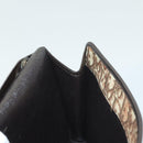 Christian Dior Trotter Canvas Chain Shoulder Bag Brown Gold Auth gh553-20