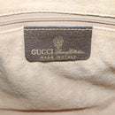 GUCCI GG Supreme Web Sherry Line Shoulder Bag PVC Beige Gold Red Auth gh559-12