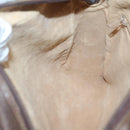 GUCCI GG Supreme Web Sherry Line Shoulder Bag PVC Beige Gold Red Auth gh559-19