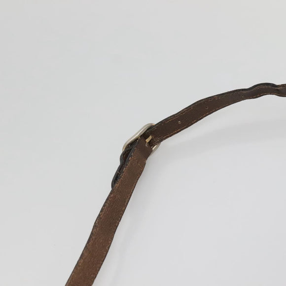 GUCCI GG Supreme Web Sherry Line Shoulder Bag PVC Beige Gold Red Auth gh559