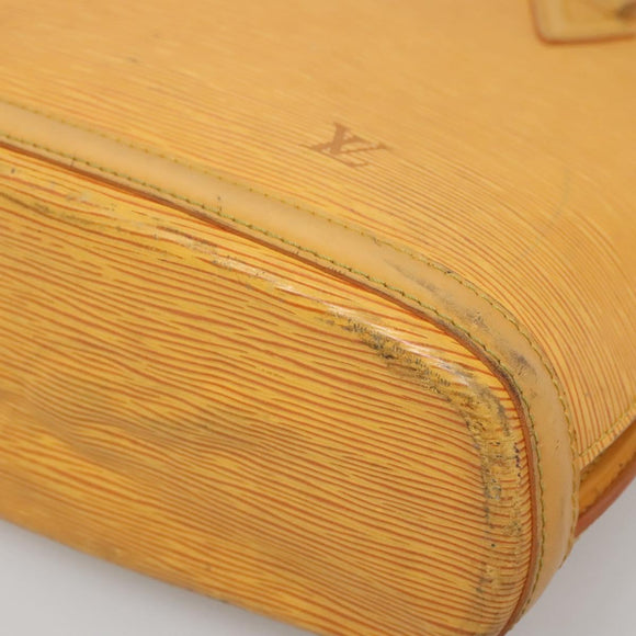 LOUIS VUITTON Epi Lussac Shoulder Bag Yellow M52289 LV Auth gh567