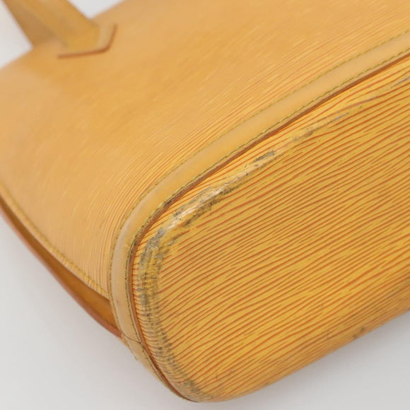 LOUIS VUITTON Epi Lussac Shoulder Bag Yellow M52289 LV Auth gh567