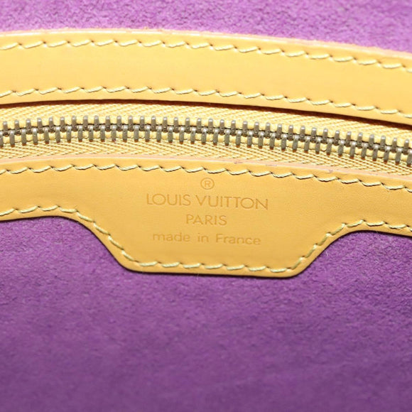 LOUIS VUITTON Epi Lussac Shoulder Bag Yellow M52289 LV Auth gh567