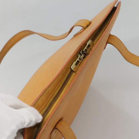 LOUIS VUITTON Epi Lussac Shoulder Bag Yellow M52289 LV Auth gh567