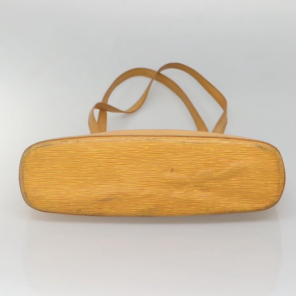 LOUIS VUITTON Epi Lussac Shoulder Bag Yellow M52289 LV Auth gh567