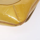 LOUIS VUITTON Monogram Vernis Thompson Street Bag Beige M91301 LV Auth gh569-15