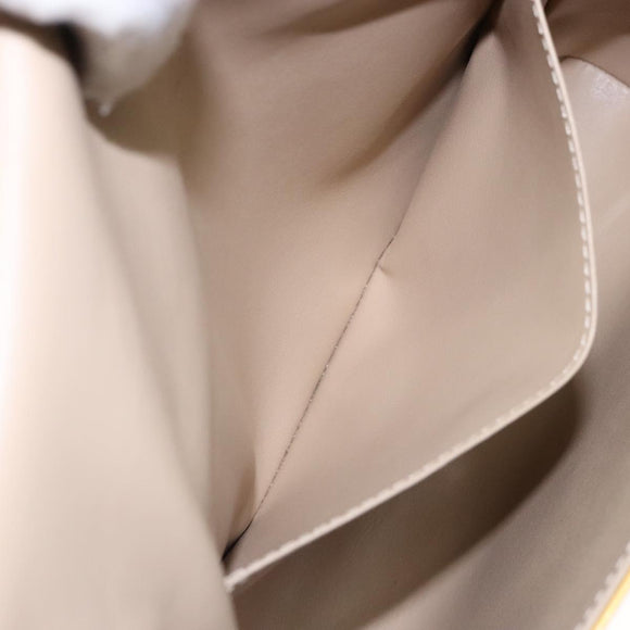 LOUIS VUITTON Monogram Vernis Thompson Street Bag Beige M91301 LV Auth gh569