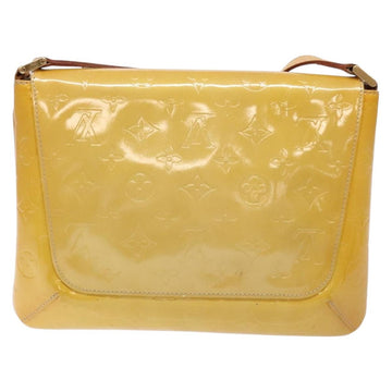 LOUIS VUITTON Monogram Vernis Thompson Street Bag Beige M91301 LV Auth gh569 - 0