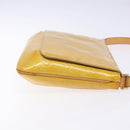 LOUIS VUITTON Monogram Vernis Thompson Street Bag Beige M91301 LV Auth gh569-3