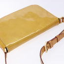 LOUIS VUITTON Monogram Vernis Thompson Street Bag Beige M91301 LV Auth gh569-6