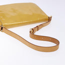 LOUIS VUITTON Monogram Vernis Thompson Street Bag Beige M91301 LV Auth gh569-7