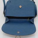 LOUIS VUITTON Epi Saint Cloud GM Shoulder Bag Toledo Blue M52195 LV Auth gh570-19