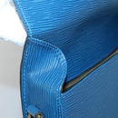 LOUIS VUITTON Epi Saint Cloud GM Shoulder Bag Toledo Blue M52195 LV Auth gh570-20