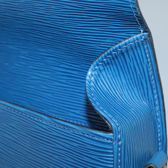 LOUIS VUITTON Epi Saint Cloud GM Shoulder Bag Toledo Blue M52195 LV Auth gh570