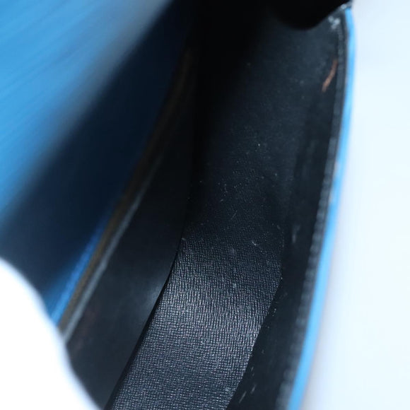 LOUIS VUITTON Epi Saint Cloud GM Shoulder Bag Toledo Blue M52195 LV Auth gh570