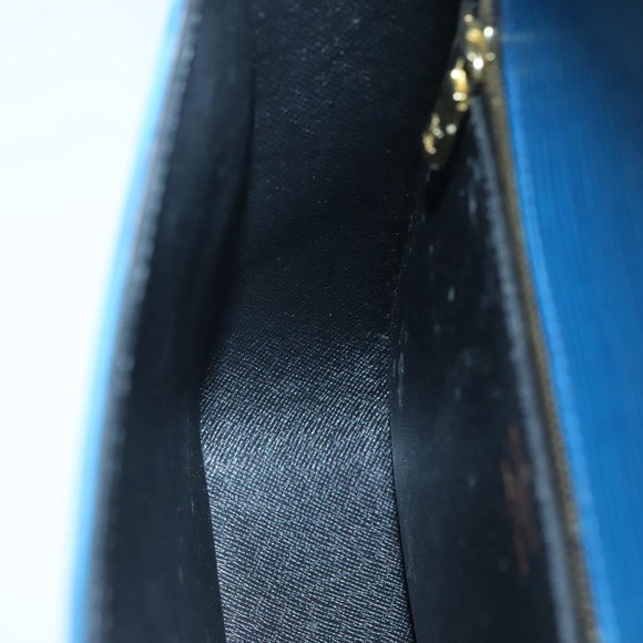 LOUIS VUITTON Epi Saint Cloud GM Shoulder Bag Toledo Blue M52195 LV Auth gh570