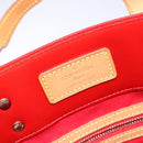 LOUIS VUITTON Monogram Vernis Reade MM Hand Bag Red Rouge M91086 LV Auth gh574-17