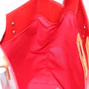 LOUIS VUITTON Monogram Vernis Reade MM Hand Bag Red Rouge M91086 LV Auth gh574-19