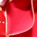 LOUIS VUITTON Monogram Vernis Reade MM Hand Bag Red Rouge M91086 LV Auth gh574-20
