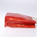 LOUIS VUITTON Monogram Vernis Reade MM Hand Bag Red Rouge M91086 LV Auth gh574-3