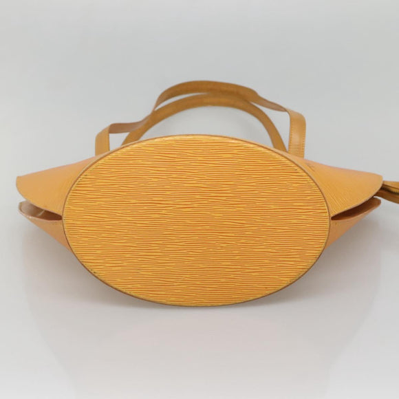 LOUIS VUITTON Epi Saint Jacques Shopping Shoulder Bag Yellow M52269 Auth gh575