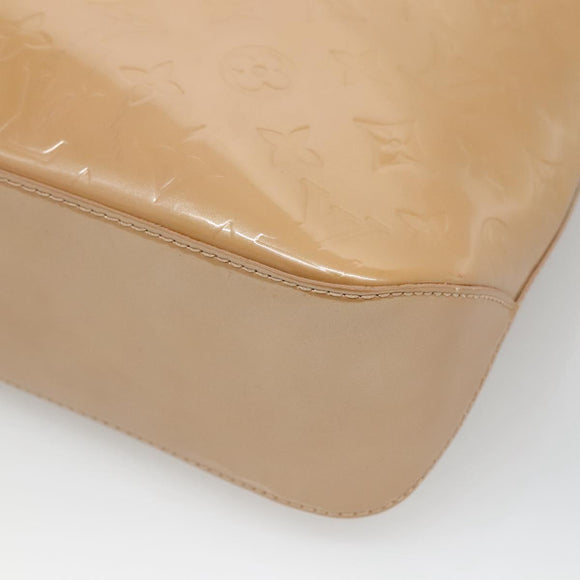 LOUIS VUITTON Monogram Vernis Brentwood Shoulder Bag Noisette M91511 Auth gh577
