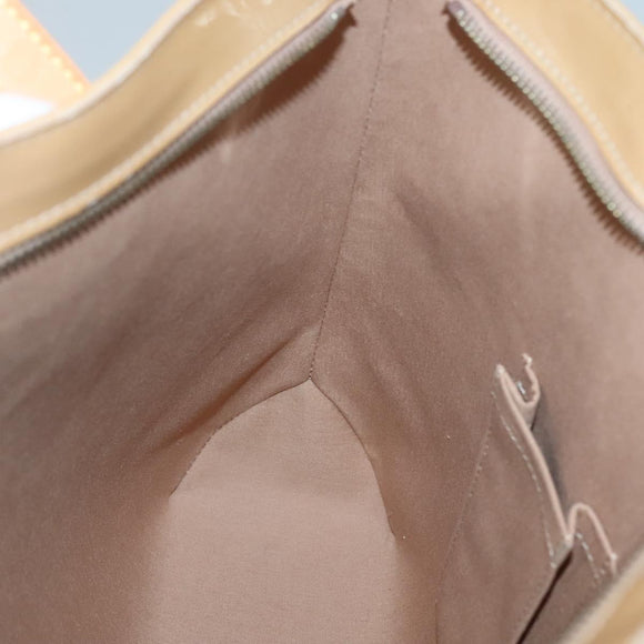 LOUIS VUITTON Monogram Vernis Brentwood Shoulder Bag Noisette M91511 Auth gh577