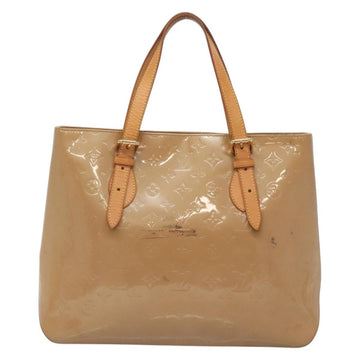 LOUIS VUITTON Monogram Vernis Brentwood Shoulder Bag Noisette M91511 Auth gh577 - 0